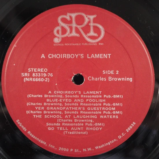 Charles Browning - A Choirboy's Lament (LP) (Very Good Plus (VG+)) - Image 3