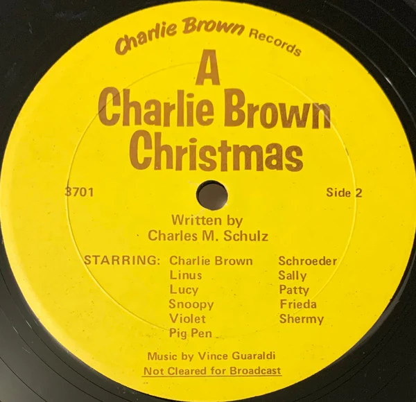 Charles M. Schulz - A Charlie Brown Christmas (LP, Album, Kee) (Very Good Plus (VG+)) - Image 4