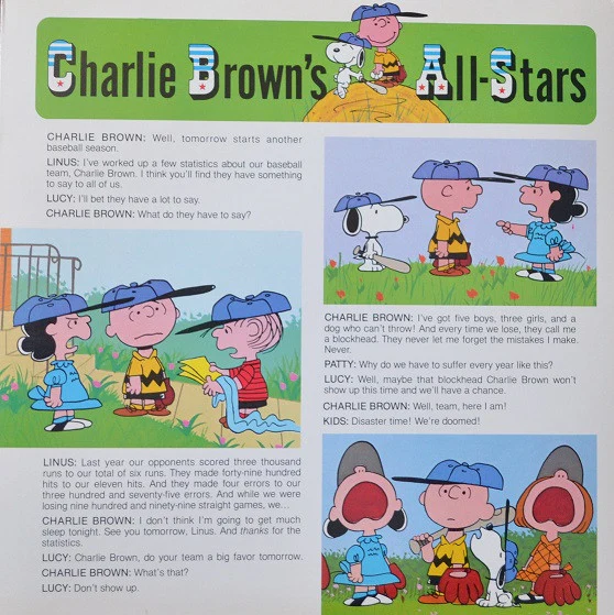 Charles M. Schulz - Charlie Brown's All-Stars (LP, Gat) (Mint (M)) - Image 3