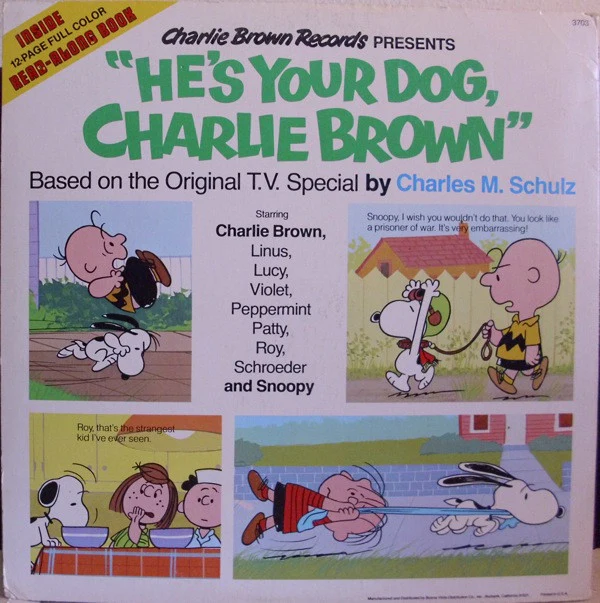 Charles M. Schulz - He's Your Dog, Charlie Brown (LP, Gat) (Mint (M)) - Image 2