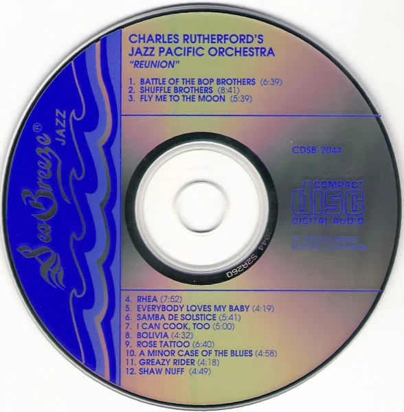 Charles Rutherford's Jazz Pacific Orchestra - Reunion (CD) (Very Good Plus (VG+)) - Image 3