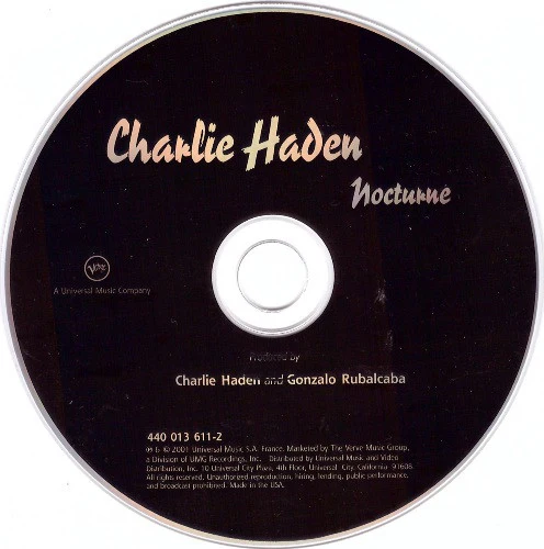 Charlie Haden - Nocturne (CD, Album) (Very Good Plus (VG+)) - Image 3