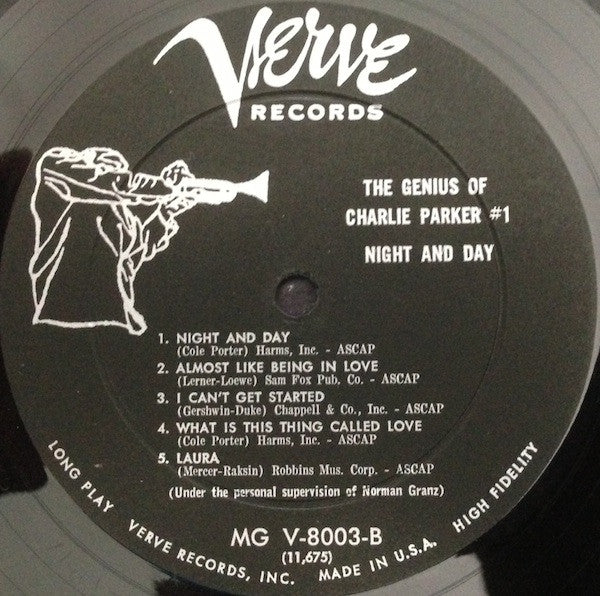 Charlie Parker And His Orchestra - Night And Day (LP, Comp, Mono, RE, Tru) (Very Good (VG)) - Image 4