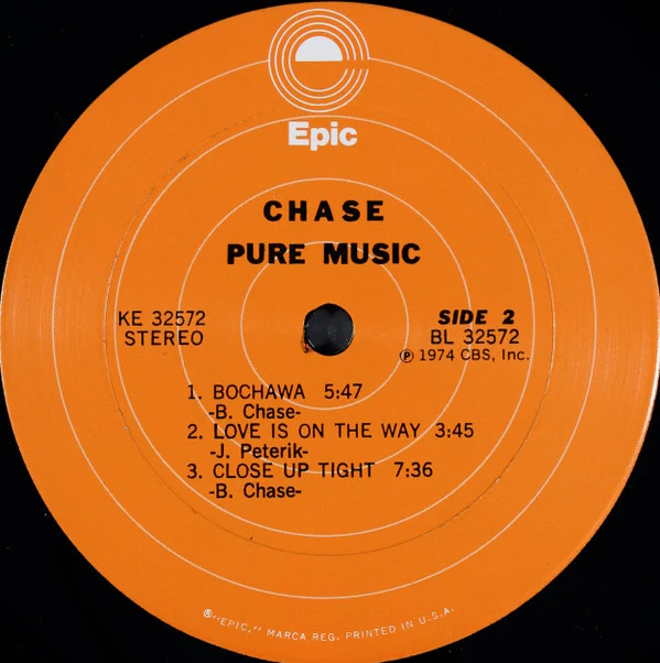 Chase - Pure Music (LP, Album, Ter) (Very Good Plus (VG+)) - Image 4