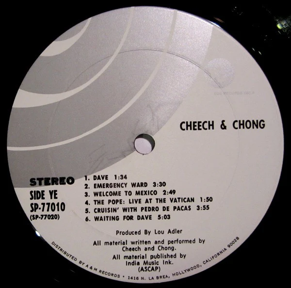 Cheech & Chong - Cheech And Chong (LP, Album, Pit) (Very Good (VG)) - Image 5