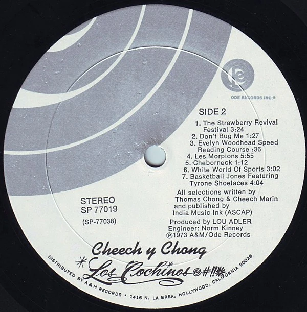 Cheech & Chong - Los Cochinos (LP, Album, Pit) (Very Good Plus (VG+)) - Image 4