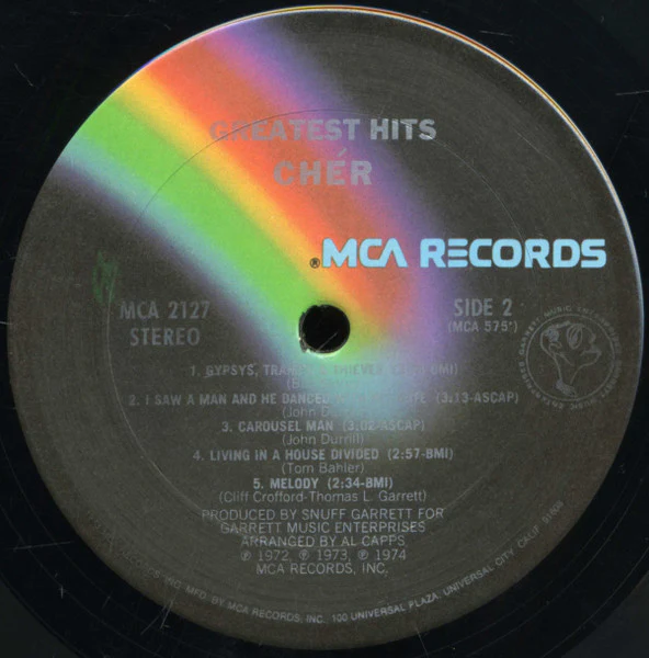 Cher - Greatest Hits (LP, Comp, Club) (Near Mint (NM or M-)) - Image 4
