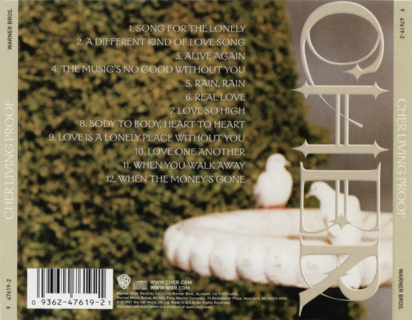 Cher - Living Proof (CD, Album) (Very Good Plus (VG+)) - Image 2