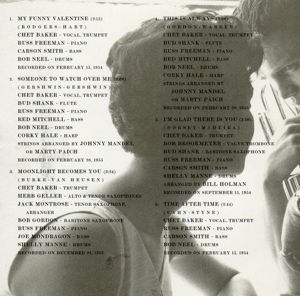 Chet Baker - My Funny Valentine (CD, Comp) (Near Mint (NM or M-)) - Image 4