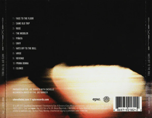 Chevelle - Hats Off To The Bull (CD, Album) (Very Good Plus (VG+)) - Image 2