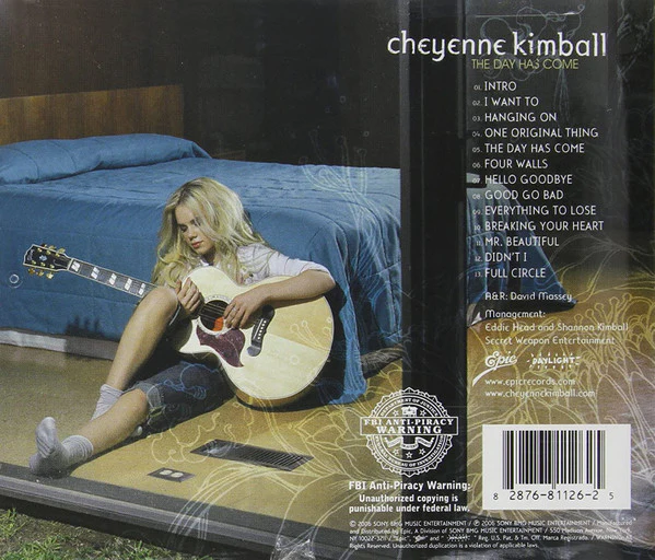 Cheyenne Kimball - The Day Has Come (CD, Album) (Very Good Plus (VG+)) - Image 2