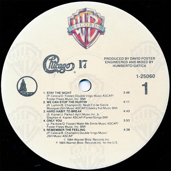 Chicago - Chicago 17 (LP, Album, All) (Very Good Plus (VG+)) - Image 3