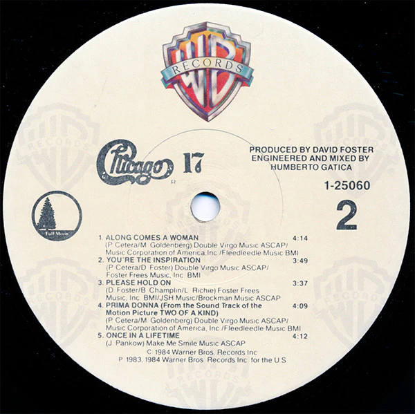 Chicago - Chicago 17 (LP, Album, All) (Very Good Plus (VG+)) - Image 4