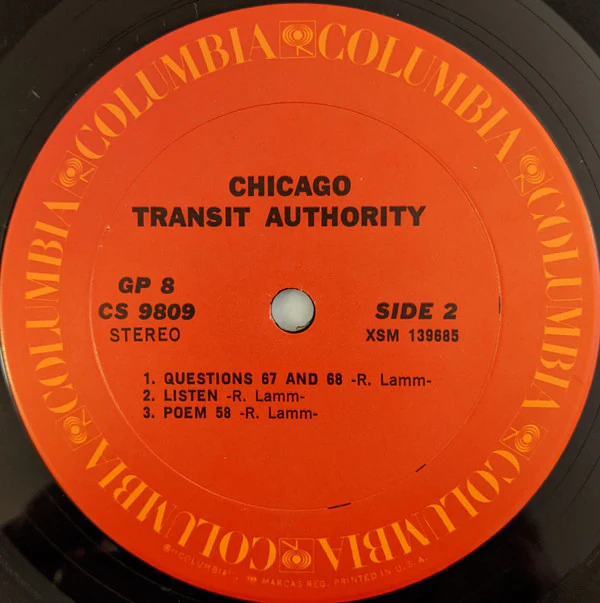 Chicago - Chicago Transit Authority (2xLP, Album, RE, Ter) (Very Good (VG)) - Image 5