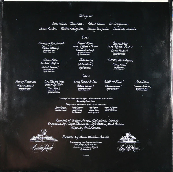 Chicago  - Chicago VIII (LP, Album, Ter) (Very Good (VG)) - Image 5