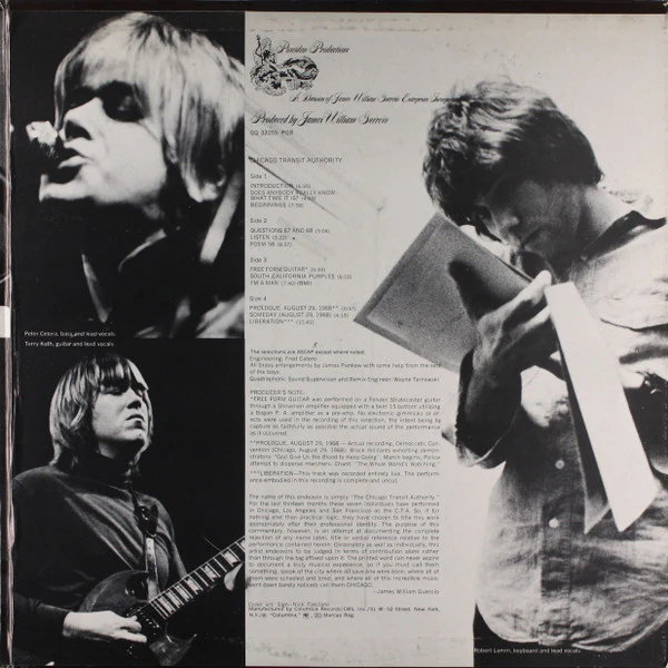 Chicago - Chicago Transit Authority (2xLP, Album, RE, Ter) (Very Good Plus (VG+)) - Image 3
