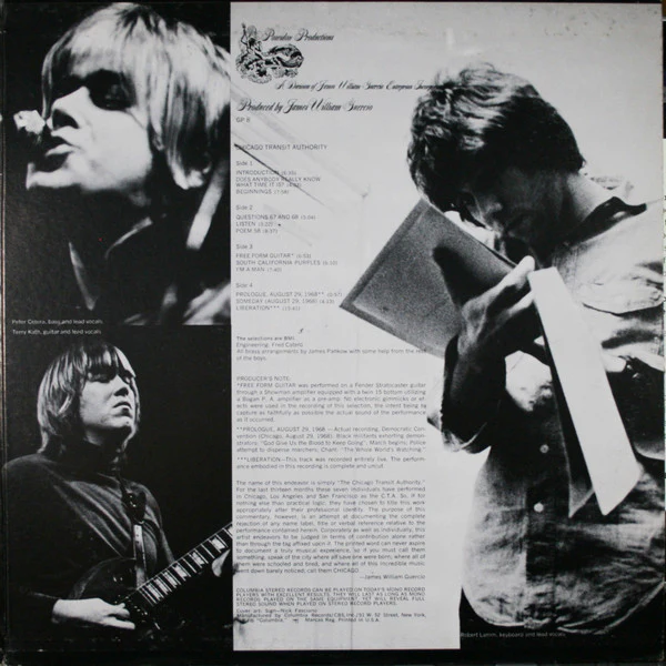 Chicago - Chicago Transit Authority (2xLP, Album, RP, Ter) (Very Good Plus (VG+)) - Image 3