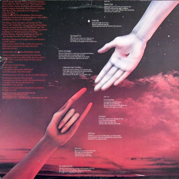 Chris de Burgh - Spanish Train And Other Stories (LP, Album, RE) (Very Good Plus (VG+)) - Image 2