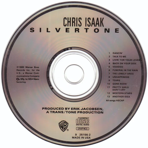 Chris Isaak - Silvertone (CD+G, Album, RP) (Near Mint (NM or M-)) - Image 3