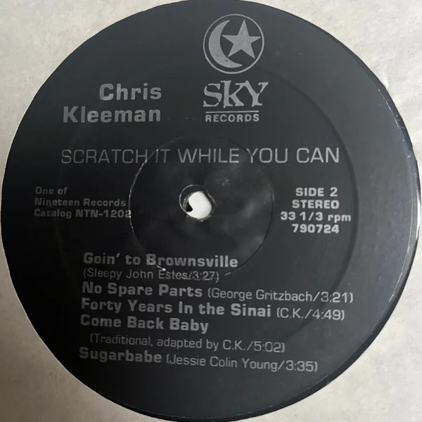 Chris Kleeman - Scratch It While You Can (LP, Album) (Very Good (VG)) - Image 4