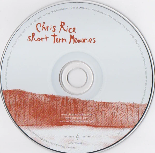 Chris Rice - Short Term Memories (CD, Comp) (Very Good Plus (VG+)) - Image 3