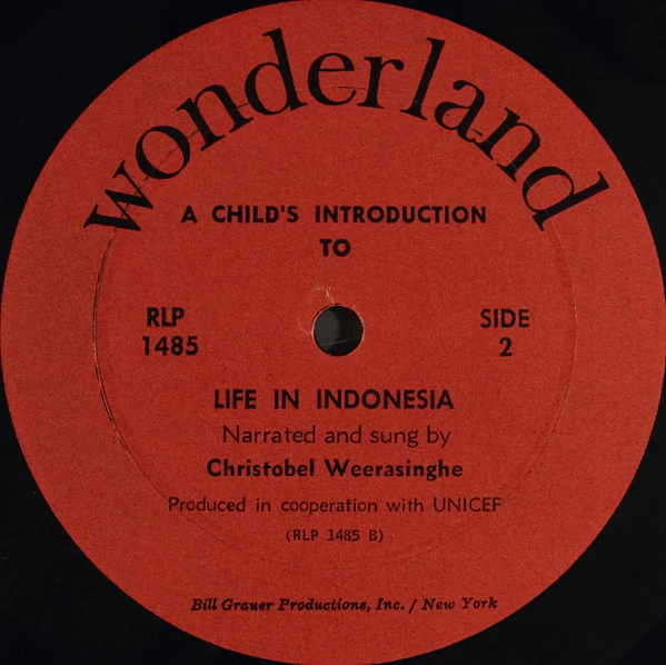 Christobel Weerasinghe - A Child's Introduction To Life In India And Indonesia (LP) (Very Good (VG)) - Image 4