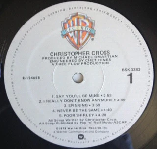 Christopher Cross - Christopher Cross (LP, Album, Club, RCA) (Very Good Plus (VG+)) - Image 3