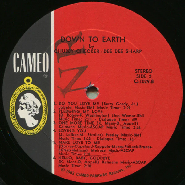 Chubby Checker & Dee Dee Sharp - Down To Earth (LP, Album) (Very Good (VG)) - Image 4