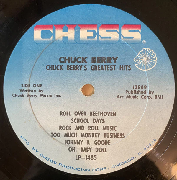 Chuck Berry - Chuck Berry's Greatest Hits (LP, Comp, Mono, RP) (Very Good (VG)) - Image 3