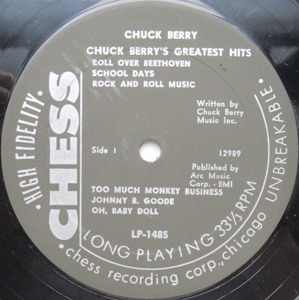 Chuck Berry - Chuck Berry's Greatest Hits (LP, Comp, Mono) (Very Good Plus (VG+)) - Image 3