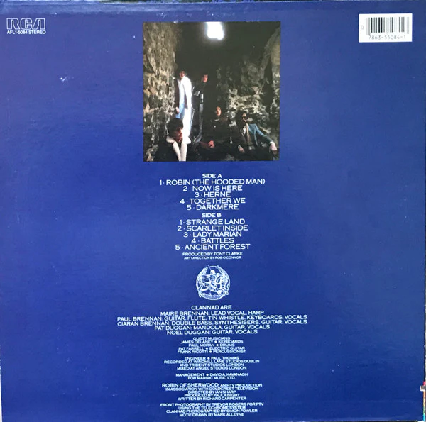 Clannad - "Legend" (LP, Album, Ind) (Very Good Plus (VG+)) - Image 2