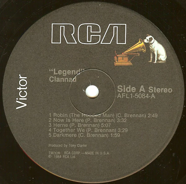 Clannad - "Legend" (LP, Album, Ind) (Very Good Plus (VG+)) - Image 3