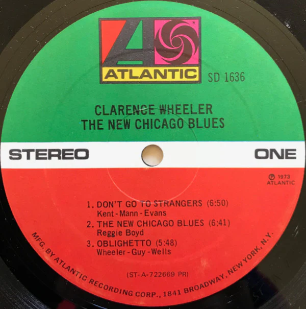 Clarence Wheeler - The New Chicago Blues (LP, PR ) (Very Good Plus (VG+)) - Image 3
