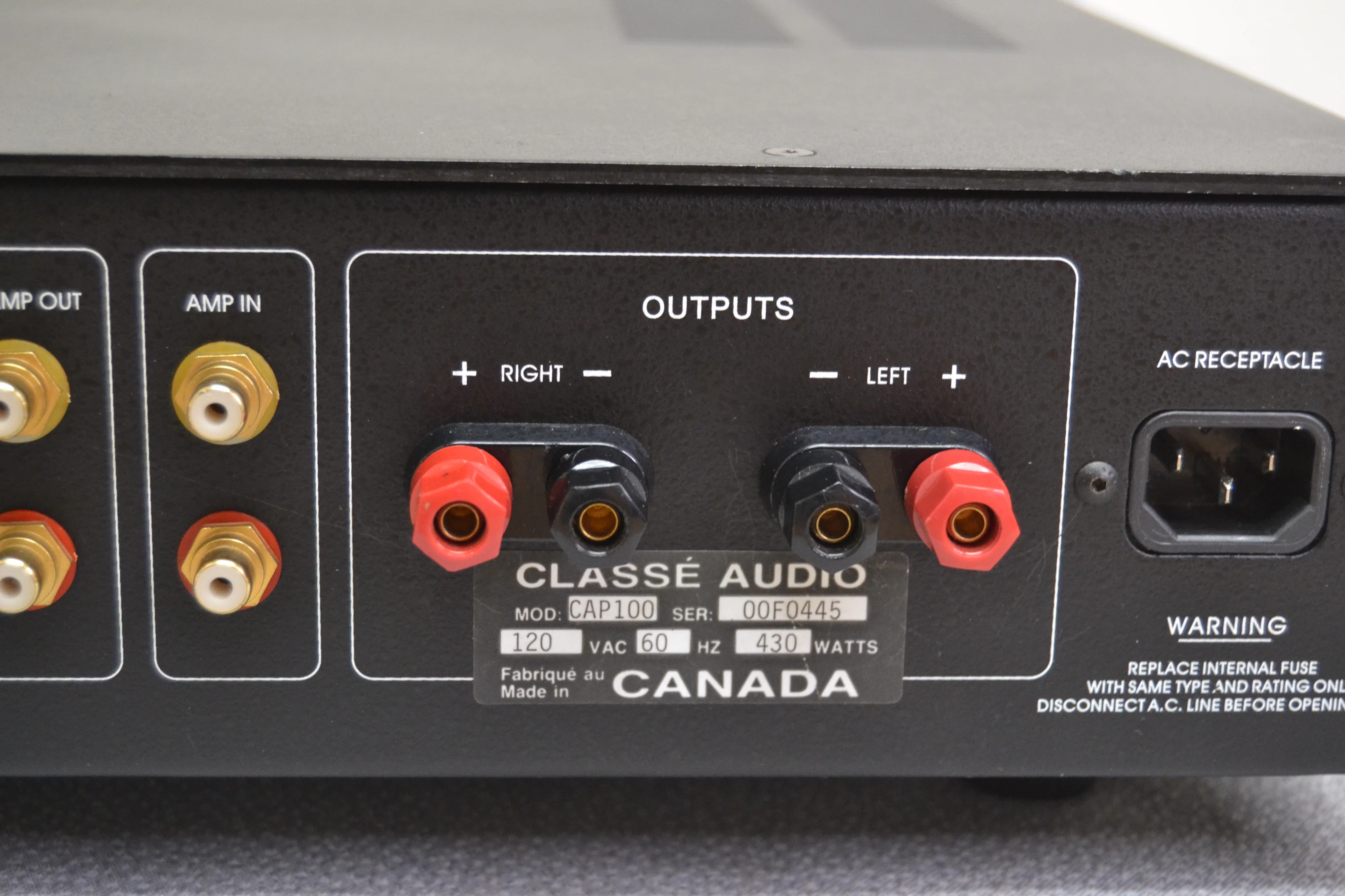 Classe Audio CAP-100 Stereo Integrated Amplifier * 100W RMS * 1997 - Image 12