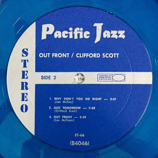 Clifford Scott - Out Front! (LP, Album, BLU) (Mint (M)) - Image 4