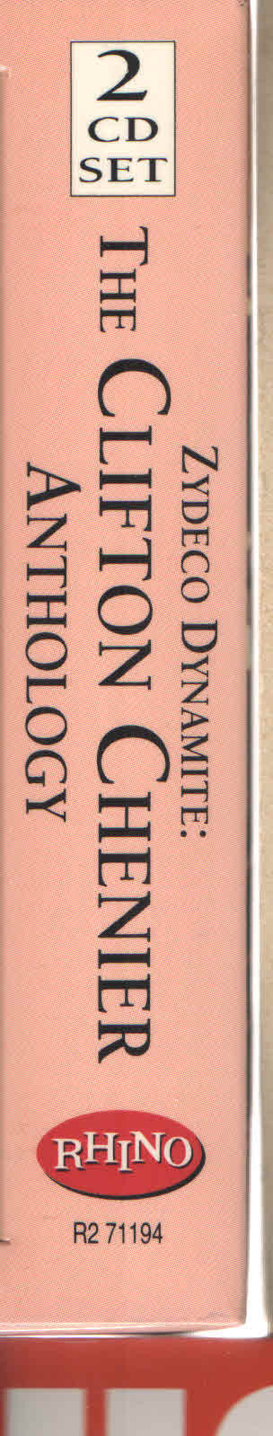 Clifton Chenier - Zydeco Dynamite: The Clifton Chenier Anthology (Box + 2xCD, Comp) (Near Mint (NM or M-)) - Image 3