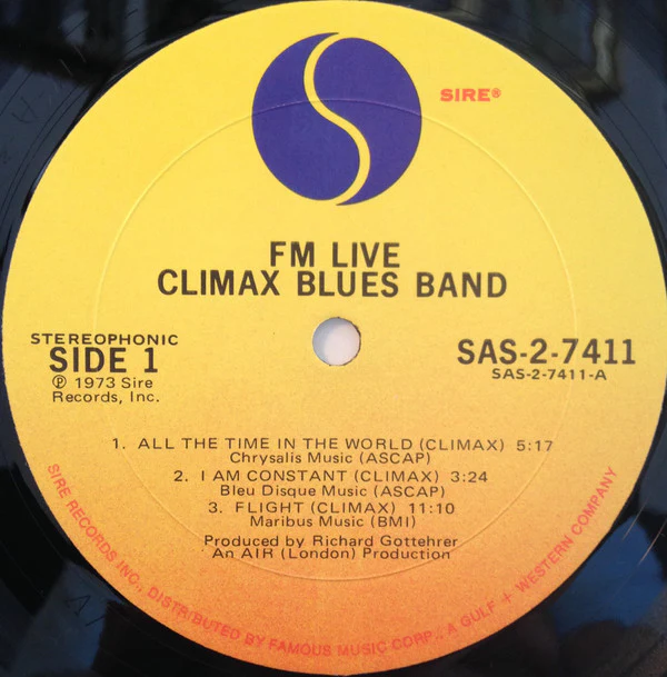 Climax Blues Band - FM/Live (2xLP, Album, Mon) (Very Good Plus (VG+)) - Image 3