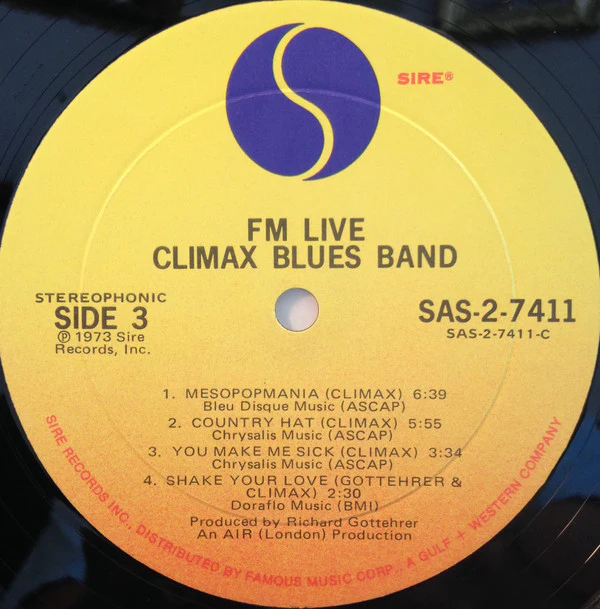 Climax Blues Band - FM/Live (2xLP, Album, Mon) (Very Good Plus (VG+)) - Image 5