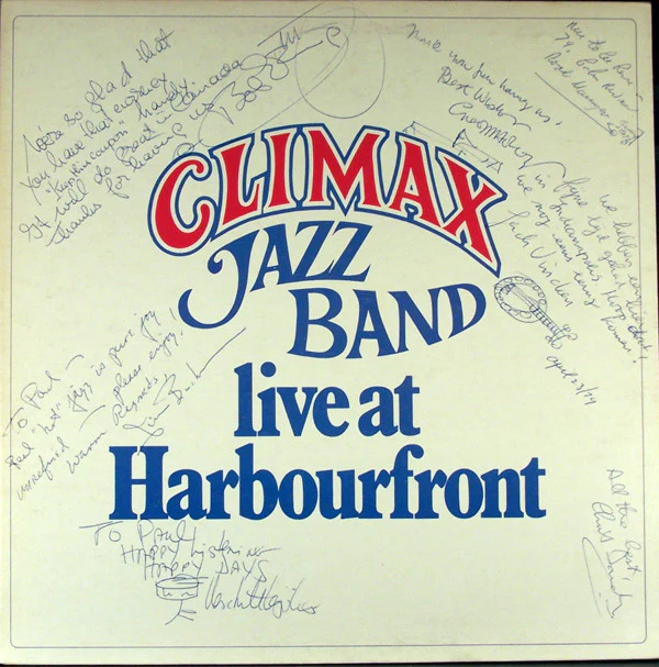 Climax Jazz Band - Live At Harbourfront (LP) (Good Plus (G+))
