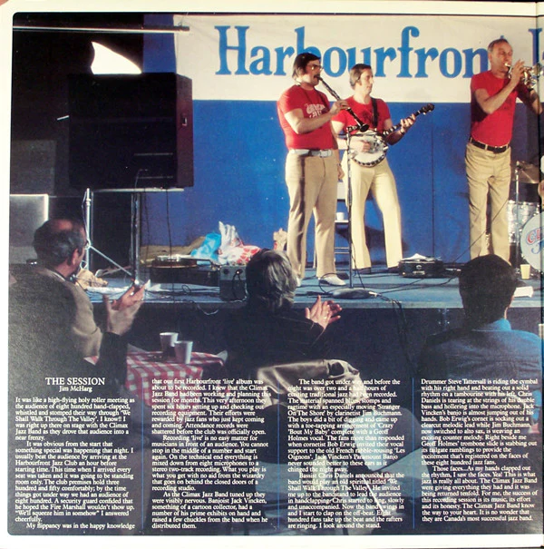 Climax Jazz Band - Live At Harbourfront (LP) (Good Plus (G+)) - Image 2