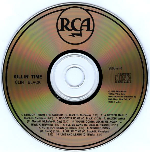 Clint Black - Killin' Time (CD, Album) (Very Good Plus (VG+)) - Image 3