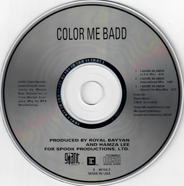 Color Me Badd - I Adore Mi Amor (CD, Maxi, Dig) (Near Mint (NM or M-)) - Image 3