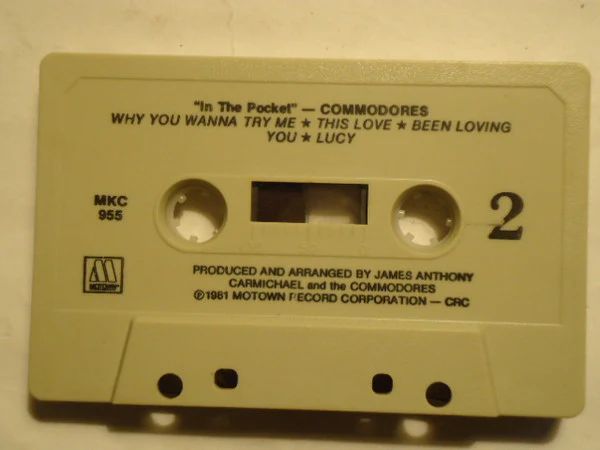 Commodores - In The Pocket (Cass, Album, Club) (Very Good Plus (VG+)) - Image 2