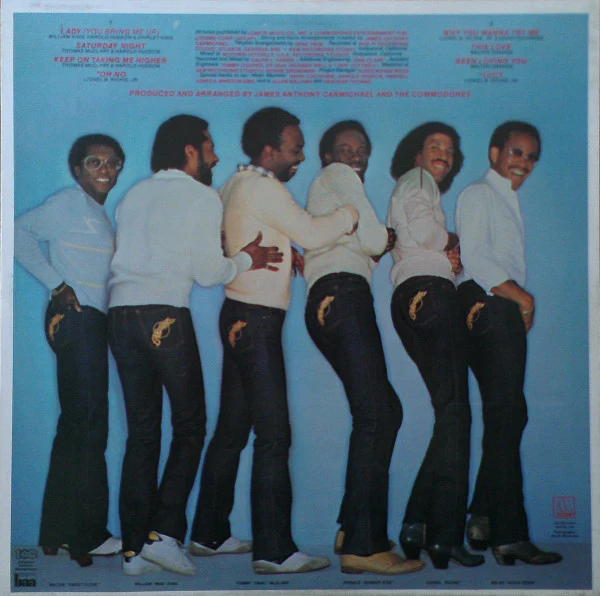 Commodores - In The Pocket (LP, Album, Sup) (Near Mint (NM or M-)) - Image 2