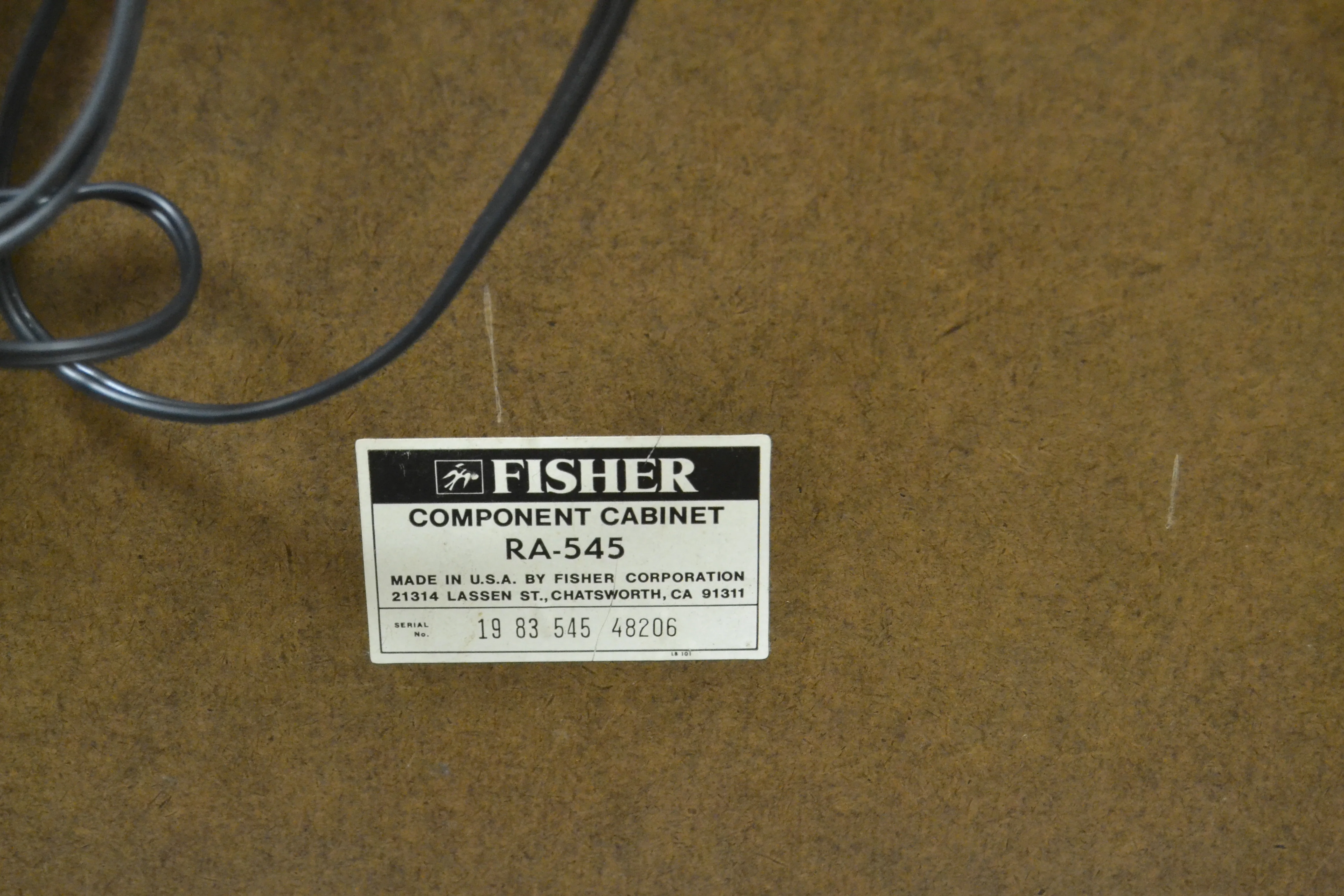 Complete 1983 Studio Standard by Fisher Audio Rack * Fully Serviced * Fully Functional - Image 19