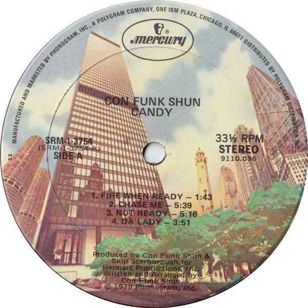 Con Funk Shun - Candy (LP, Album, Gat) (Very Good (VG)) - Image 3