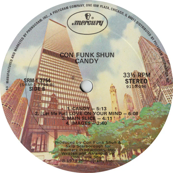 Con Funk Shun - Candy (LP, Album, Gat) (Very Good (VG)) - Image 4