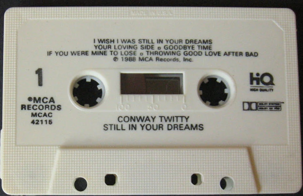 Conway Twitty - Still In Your Dreams (Cass, Album, DOL) (Near Mint (NM or M-)) - Image 3