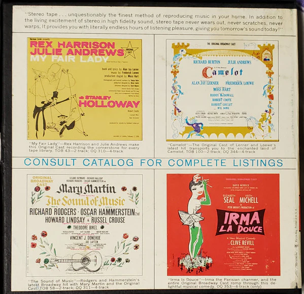 Copland*, Bernstein*, New York Philharmonic - Billy The Kid / Rodeo (Reel, 4tr Stereo, 7" Reel, Album, RE) (Very Good (VG)) - Image 2