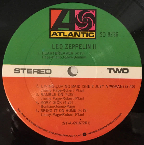 Led Zeppelin - Led Zeppelin II (LP, Album, RP, Gat) (Very Good Plus (VG+)) - Image 4